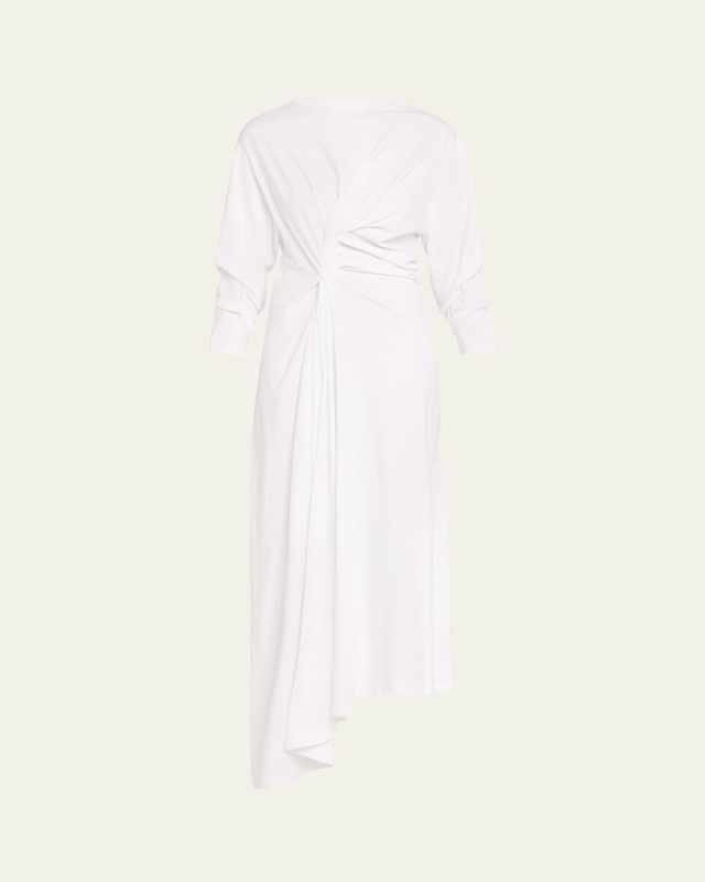 Knotted Jersey Maxi Dress